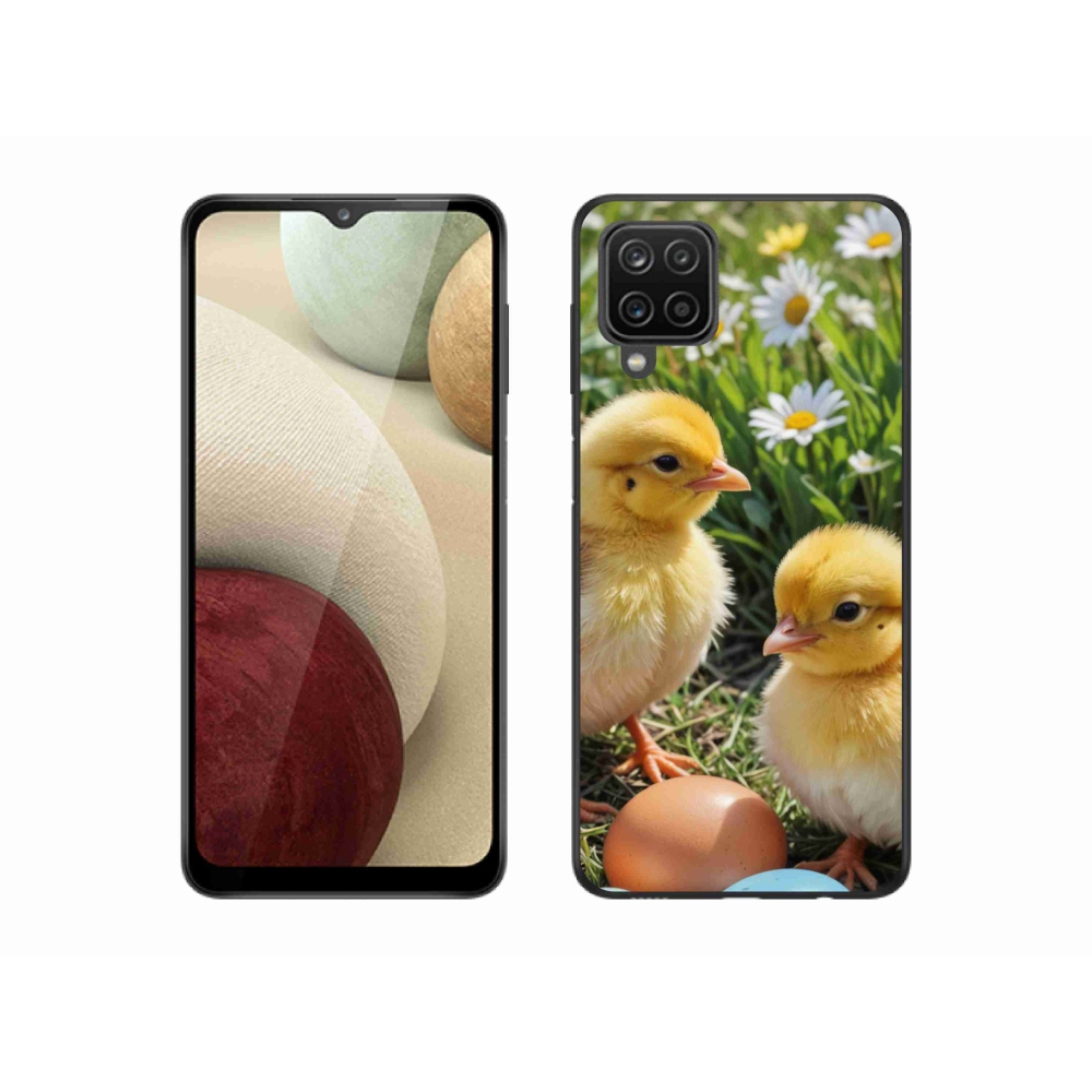 Gél borítás mmCase Samsung Galaxy A12 - csirkékhez