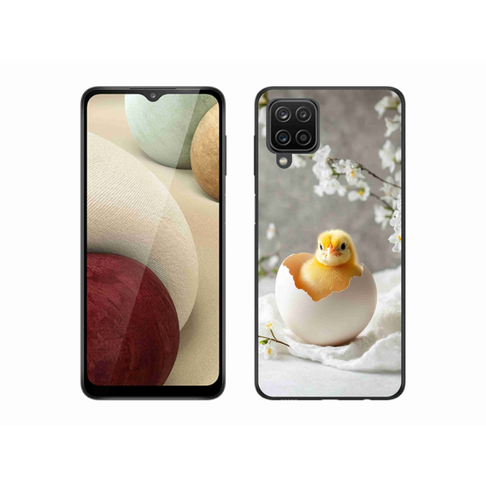 Gél borítás mmCase Samsung Galaxy A12 készülékhez - csirke