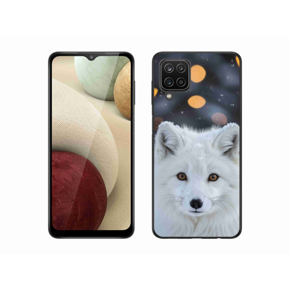 Zselés borítás mmCase Samsung Galaxy A12 készülékhez - polár róka