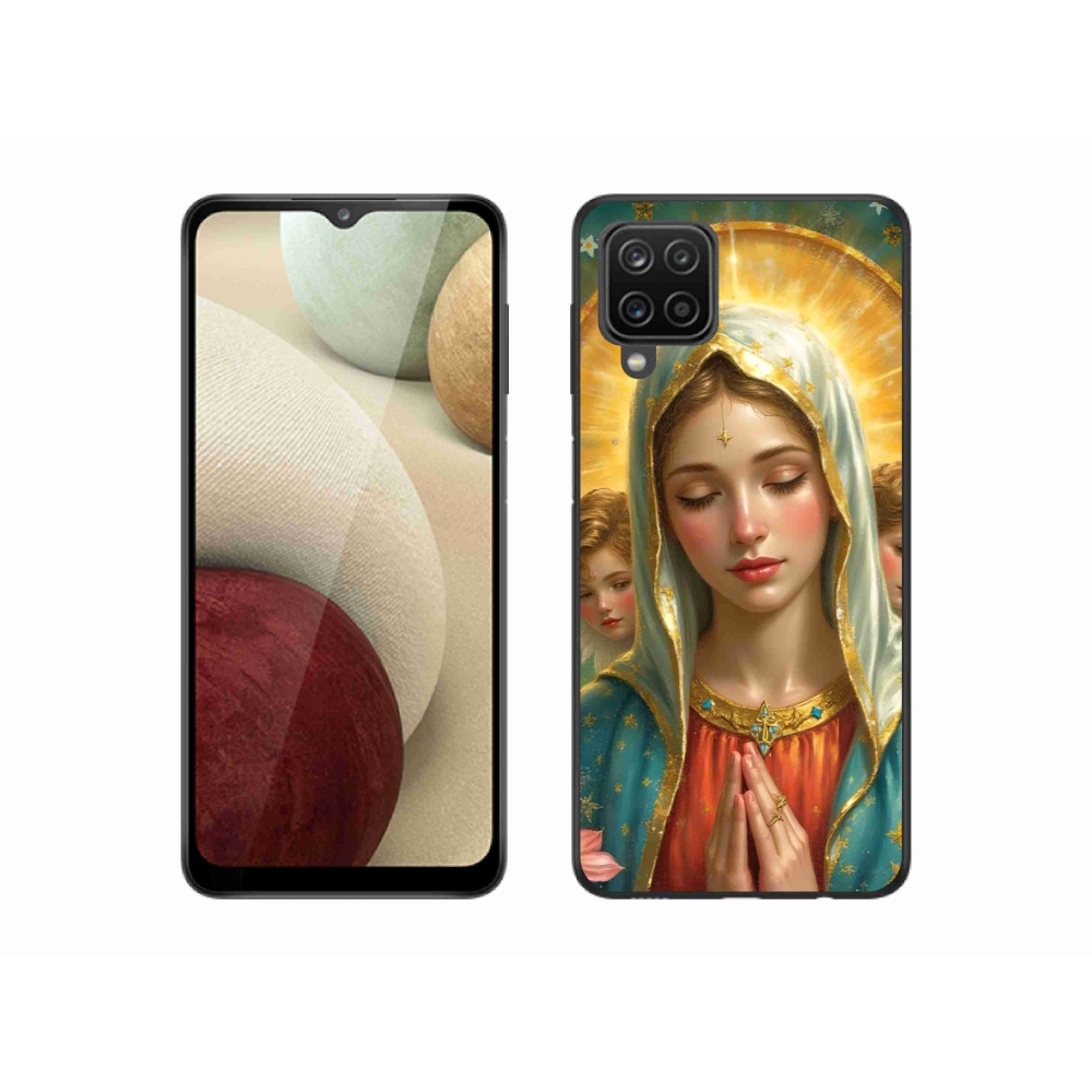 Gél borítás mmCase Samsung Galaxy A12 - vallási motívum 3