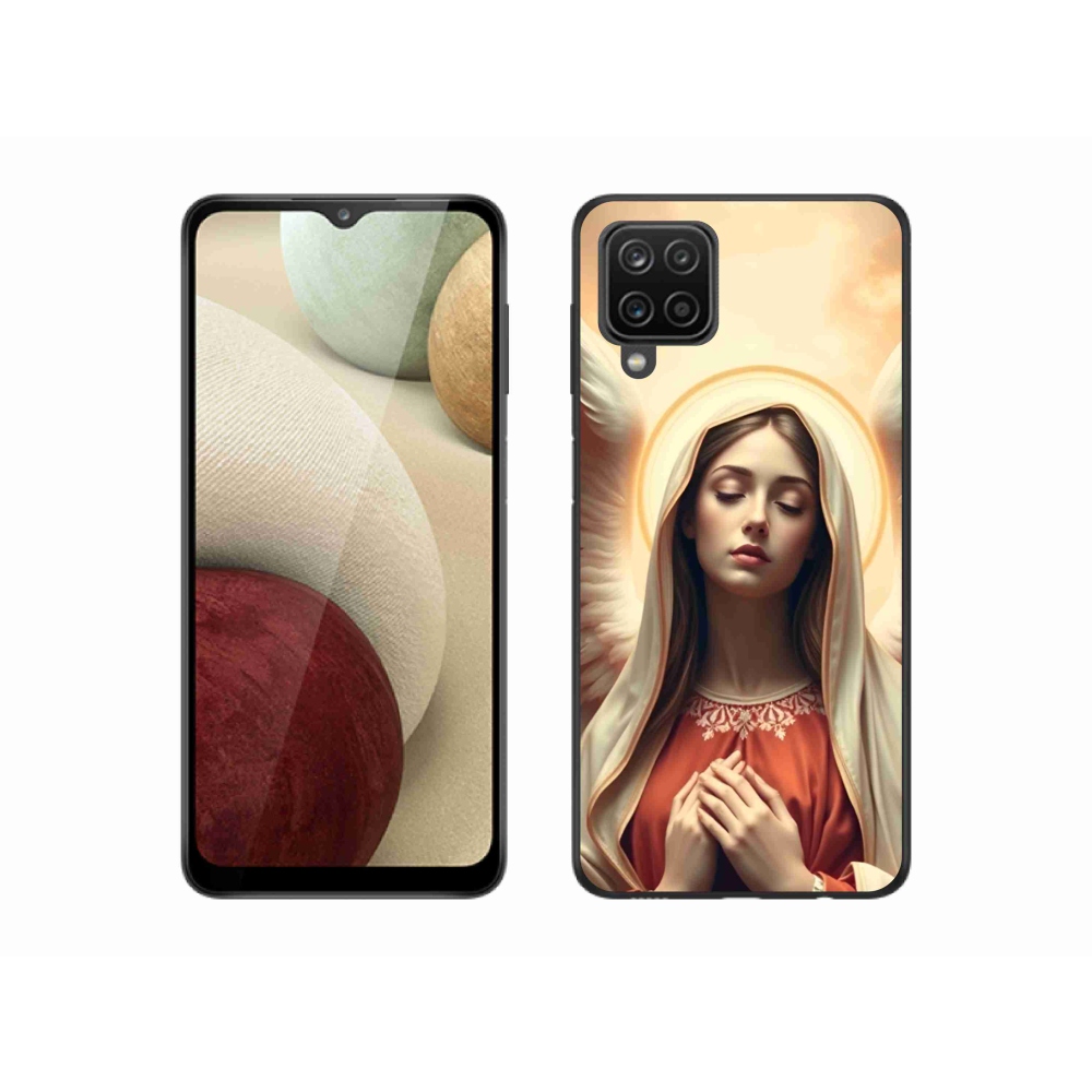 Zselés borítás mmCase Samsung Galaxy A12 készülékhez - vallási motívumok