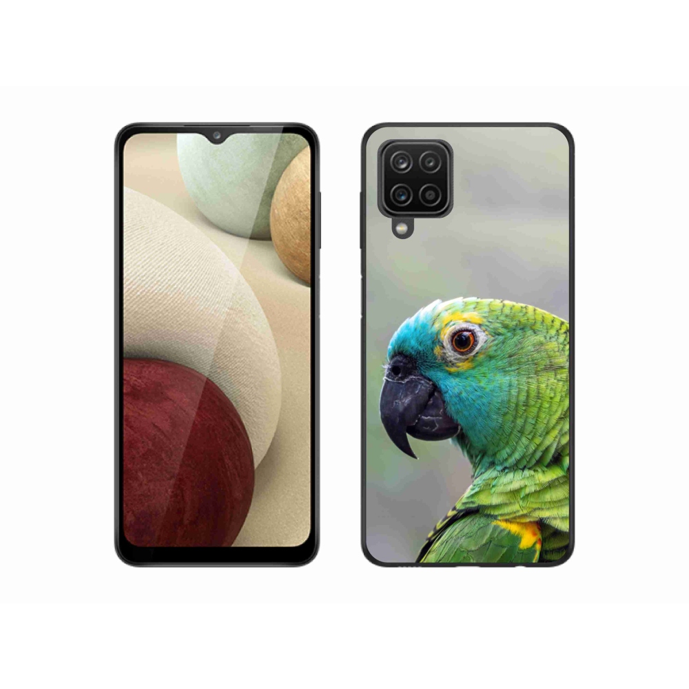 Zselés borítás mmCase Samsung Galaxy A12 készülékhez - papagáj amazon