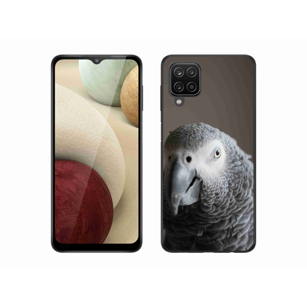 Gél borítás mmCase Samsung Galaxy A12 készülékhez - papagáj jacko 2