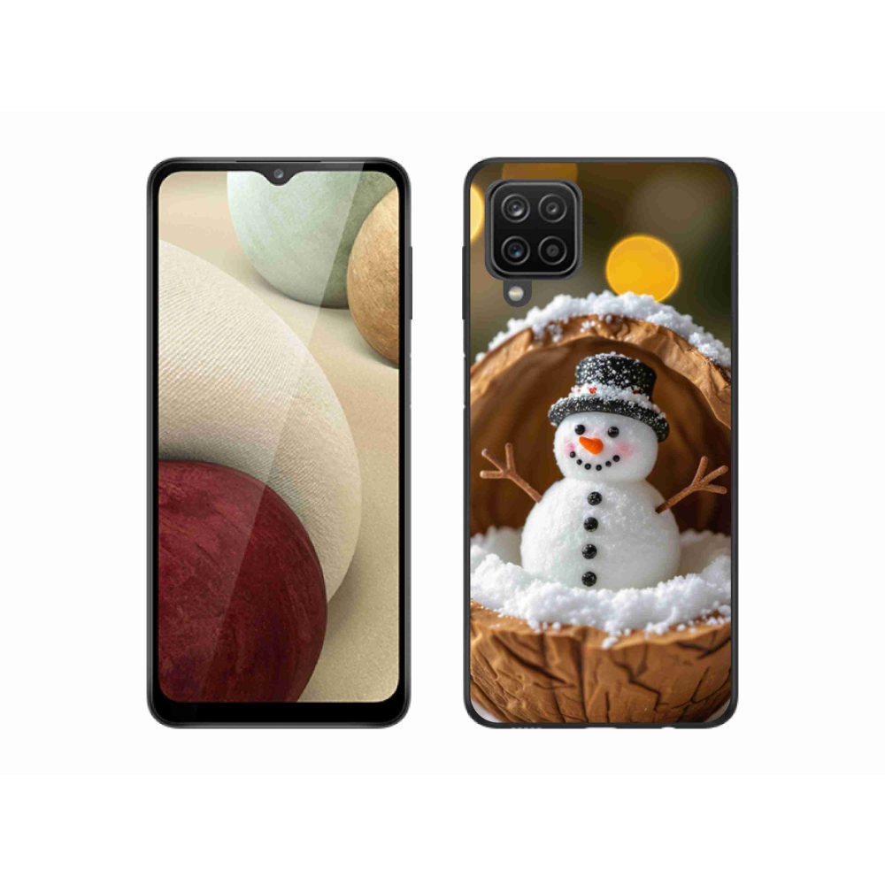 Gél borítás mmCase Samsung Galaxy A12 készülékhez - hóember 4