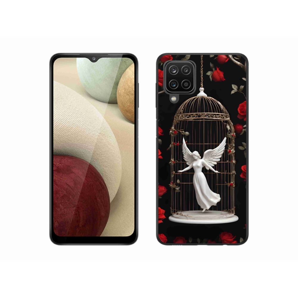 Gél borítás mmCase Samsung Galaxy A12 készülékhez - csapdába esett angyal