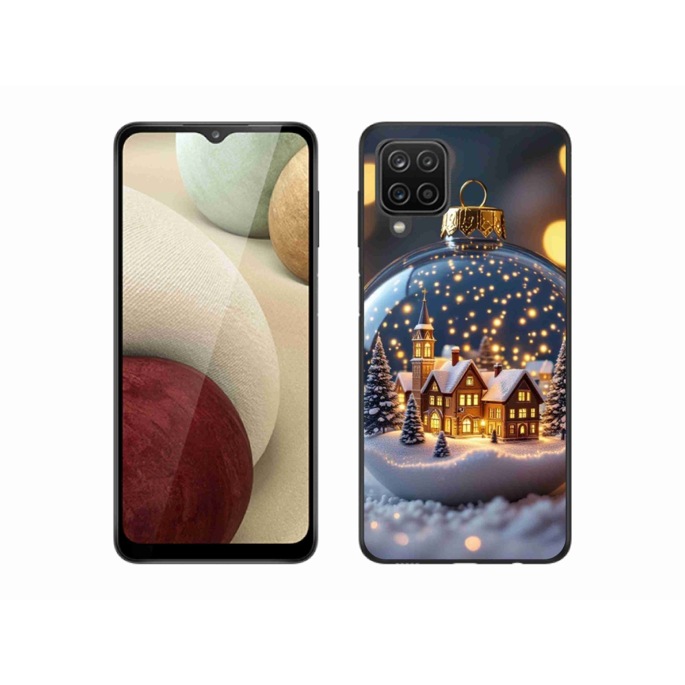 Gél borítás mmCase Samsung Galaxy A12 - Karácsonyi gömbök 4