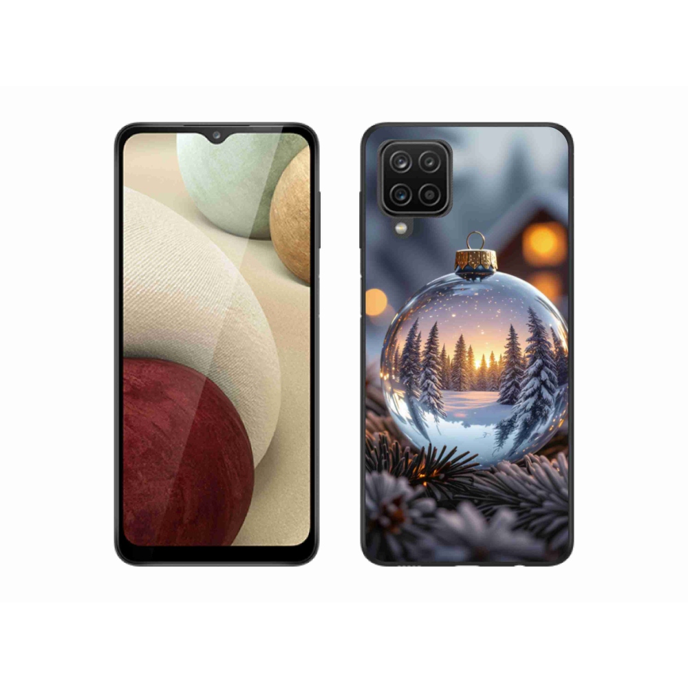 Gél borítás mmCase Samsung Galaxy A12 készülékhez - karácsonyi dekoráció