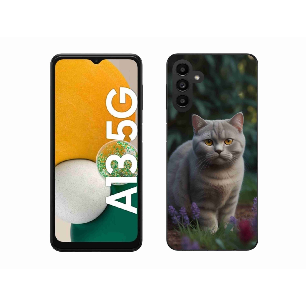 Zselés borítás mmCase Samsung Galaxy A13 5G - brit macska