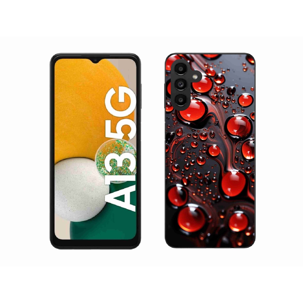Gél védőhuzat mmCase Samsung Galaxy A13 5G - piros csepp 2