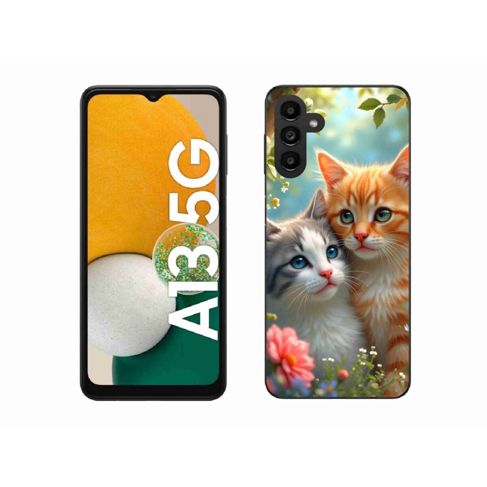 Gél borítás mmCase Samsung Galaxy A13 5G - macskaszerelem 2