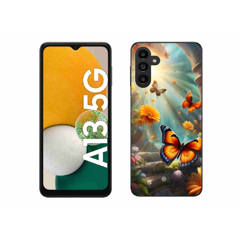Gél borítás mmCase Samsung Galaxy A13 5G - pillangókert 2