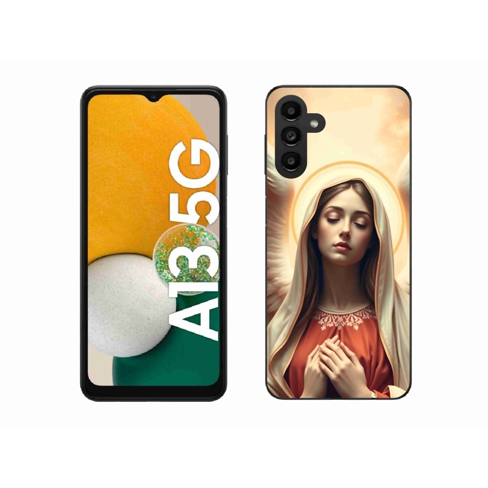 Zselés borítás mmCase Samsung Galaxy A13 5G - vallási motívumhoz