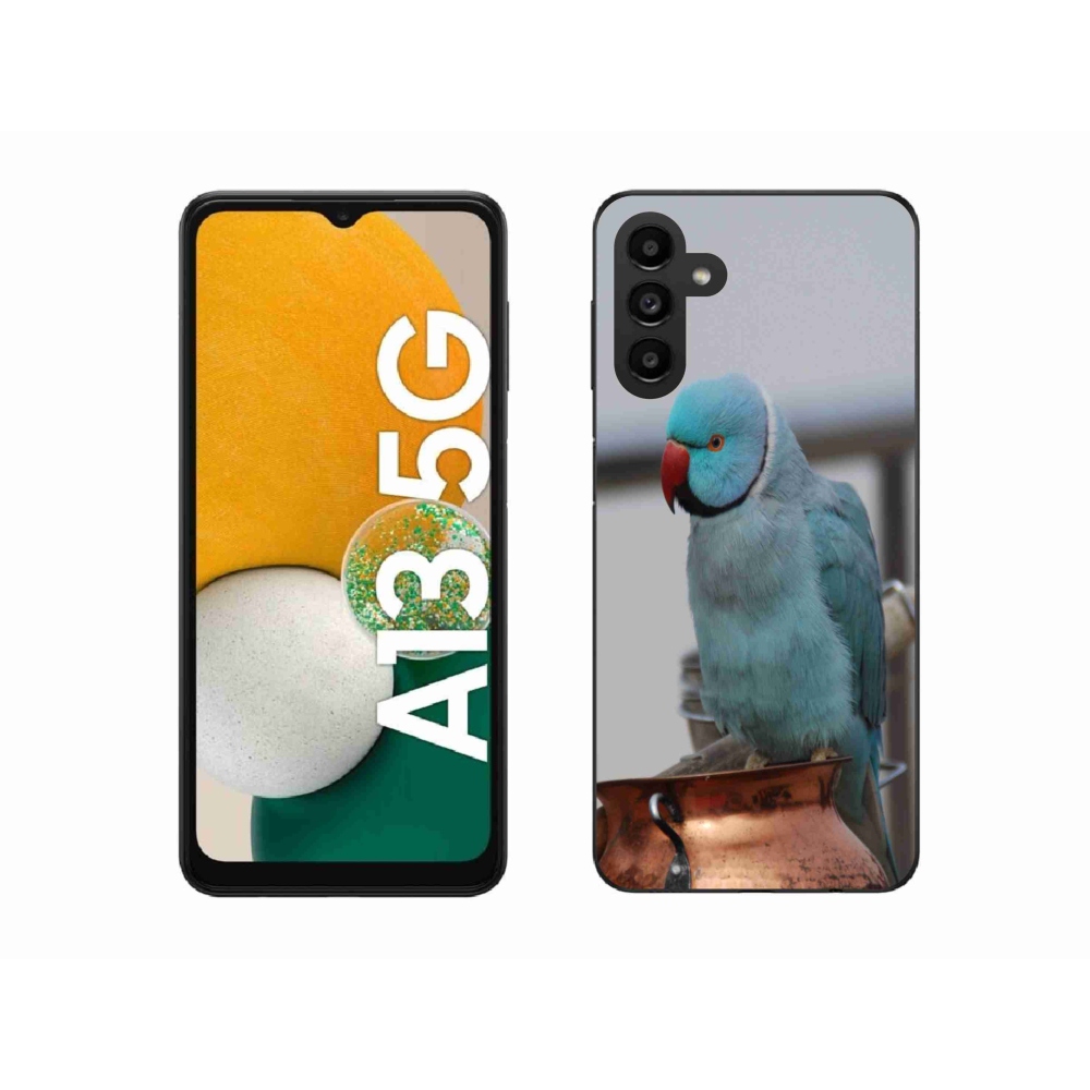 Zselés borítás mmCase Samsung Galaxy A13 5G - papagáj alexander kék