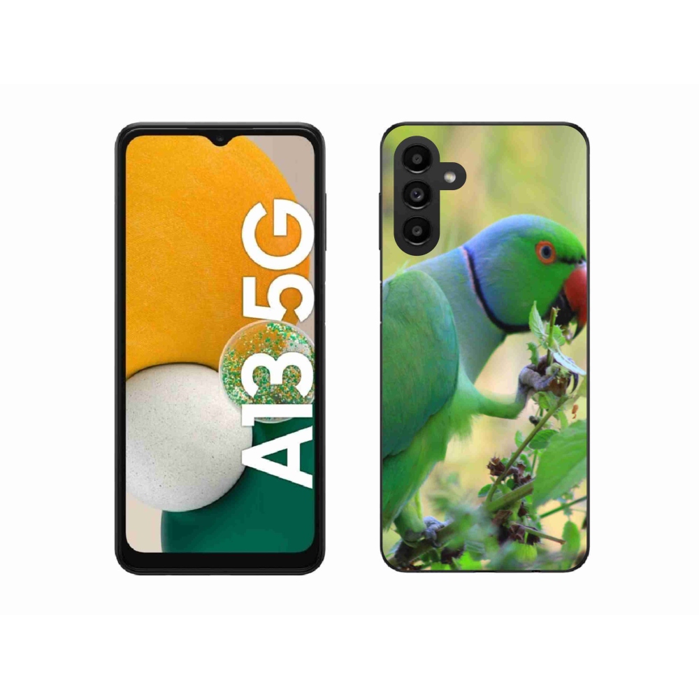 Zselés borítás mmCase Samsung Galaxy A13 5G - papagáj alexandr