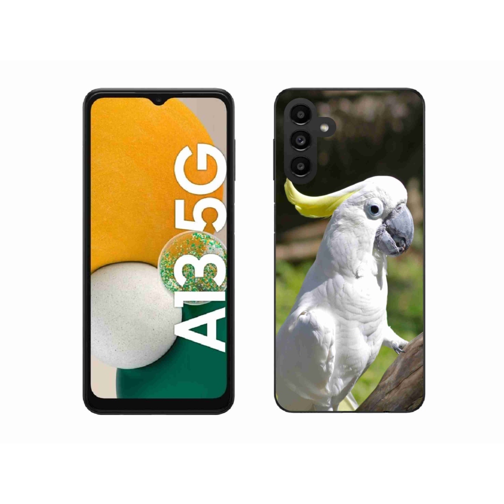 Gél borítás mmCase Samsung Galaxy A13 5G - papagáj kakadu 2