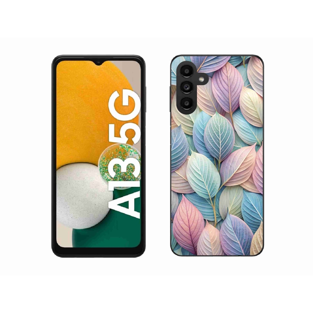 Zselés borítás mmCase Samsung Galaxy A13 5G - pasztell levelek