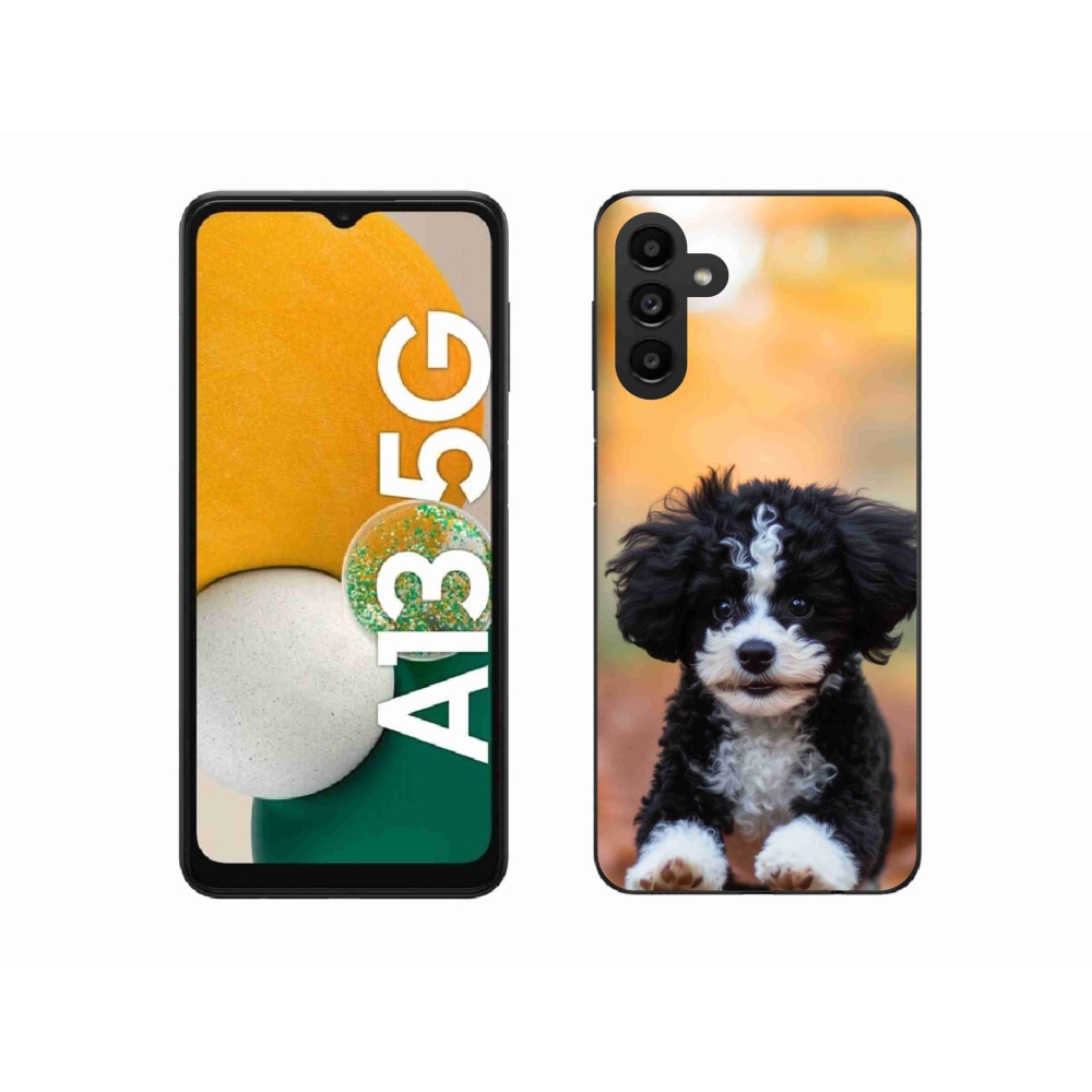 Gél borítás mmCase Samsung Galaxy A13 5G - aranyos kiskutya 2