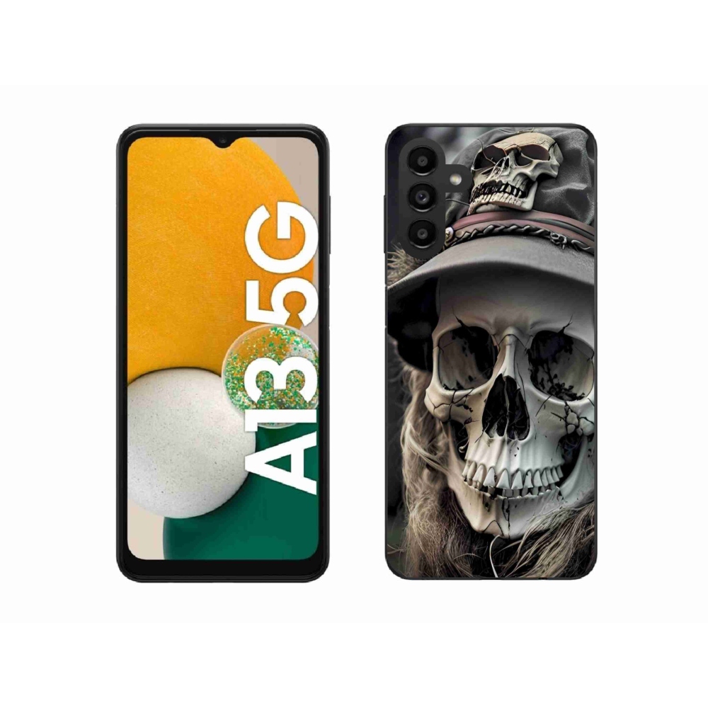 Zselés borítás mmCase Samsung Galaxy A13 5G - sötét koponya