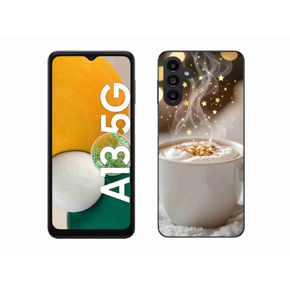 Gél borítás mmCase Samsung Galaxy A13 5G - Karácsonyi forró ital