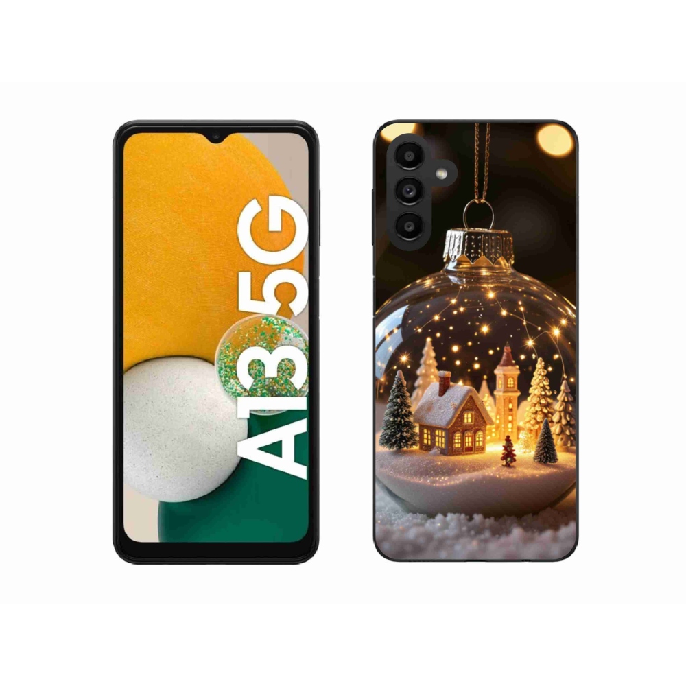 Gél borítás mmCase Samsung Galaxy A13 5G - Karácsonyi gömbök 3