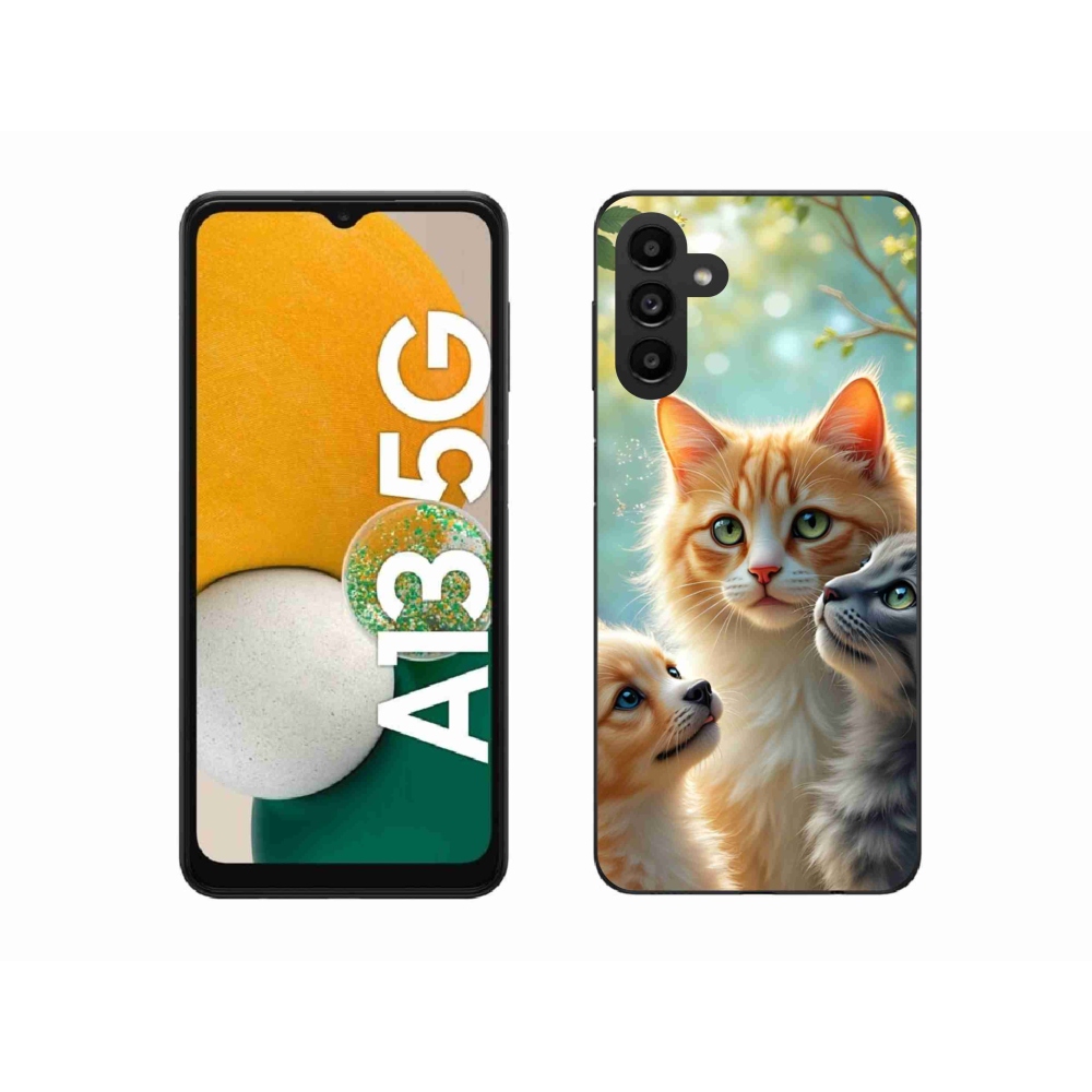 Gél borítás mmCase Samsung Galaxy A13 5G - állatbarátság 2