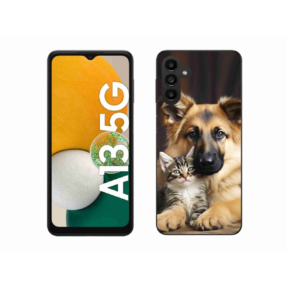 Gél borítás mmCase Samsung Galaxy A13 5G - állatbarátság