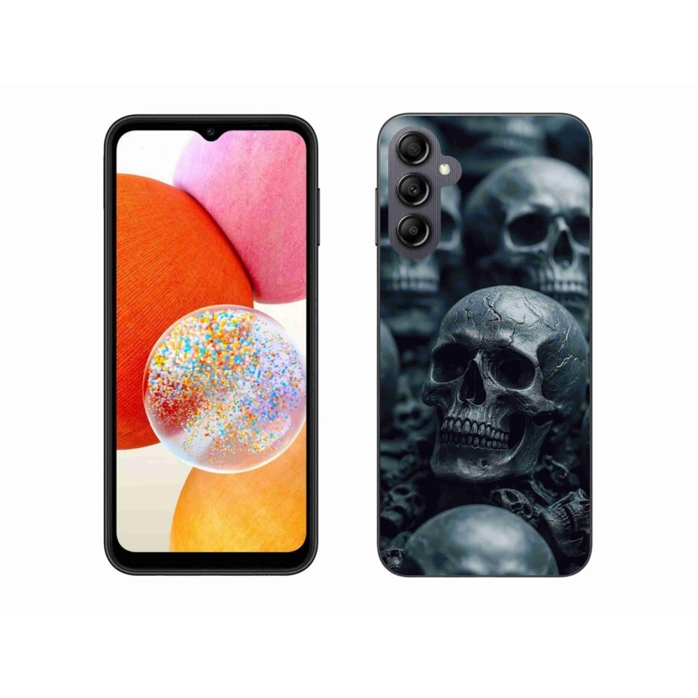 Gél védőburkolat mmCase Samsung Galaxy A14 4G/5G - koponya 2