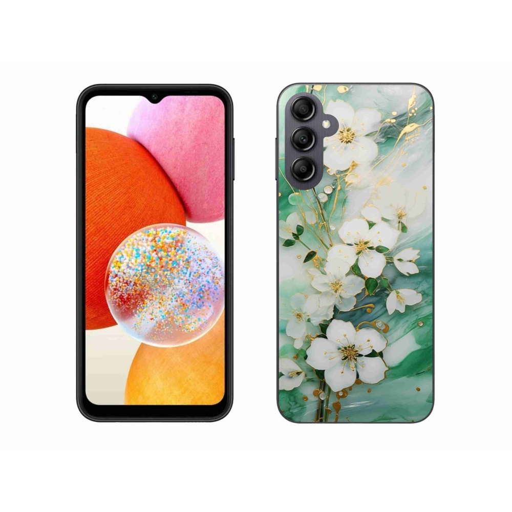 Gél borítás mmCase Samsung Galaxy A14 4G/5G - finom virágok