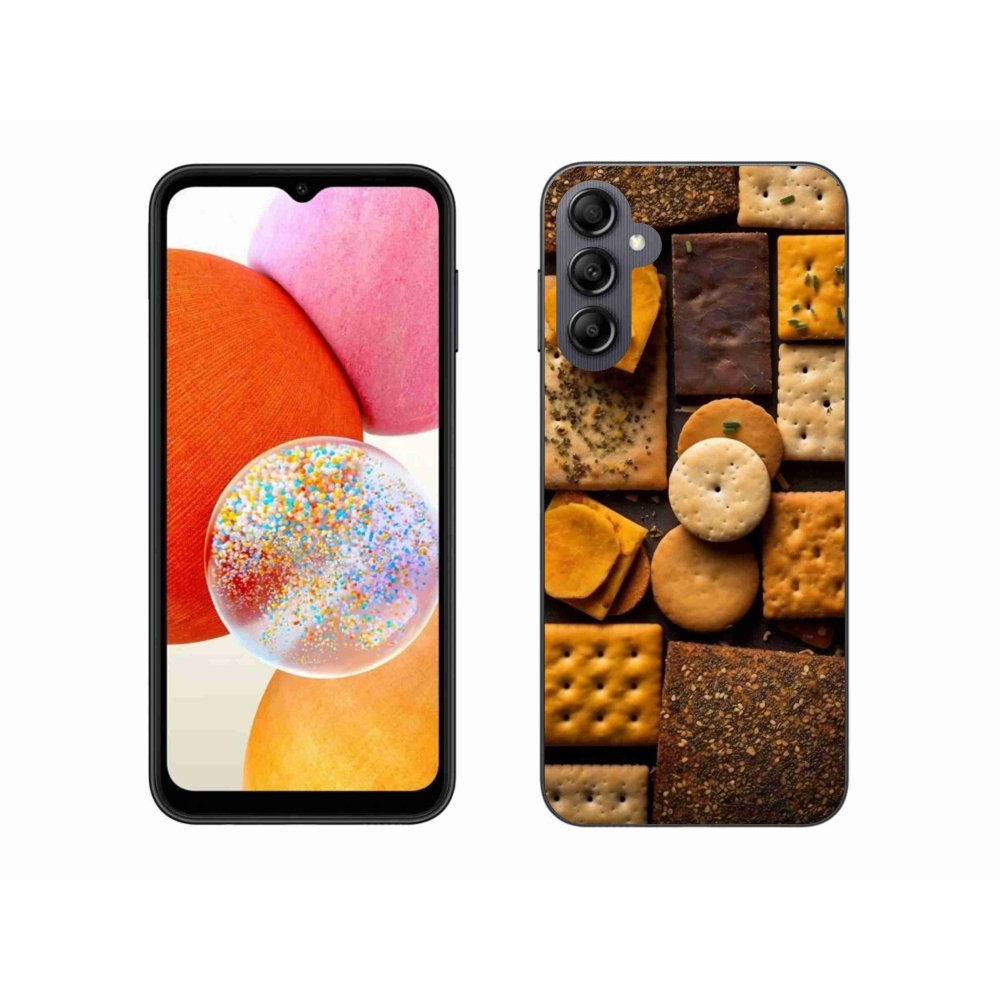 Zselés borítás mmCase Samsung Galaxy A14 4G/5G - kekszek