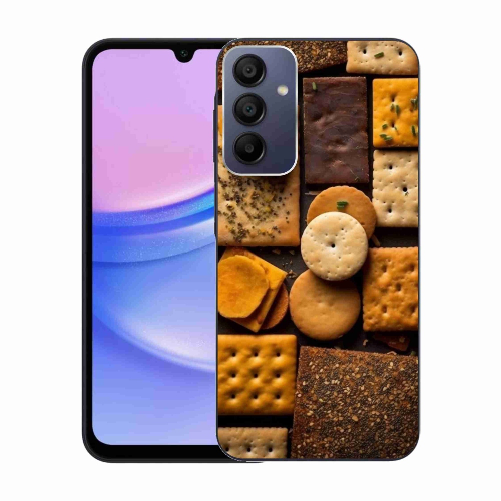 Zselés borítás mmCase Samsung Galaxy A15/5G készülékhez - kekszek