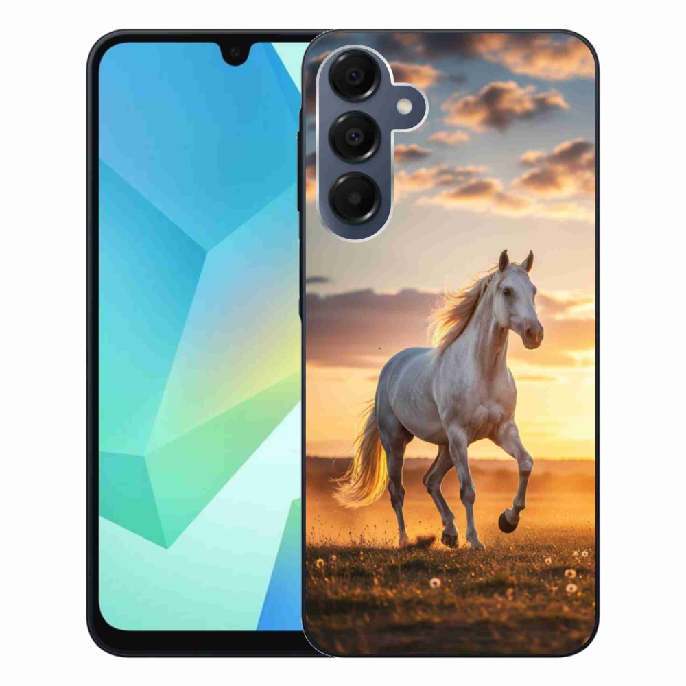 Gél borítás mmCase Samsung Galaxy A16 4G/5G - futó fehér ló 2