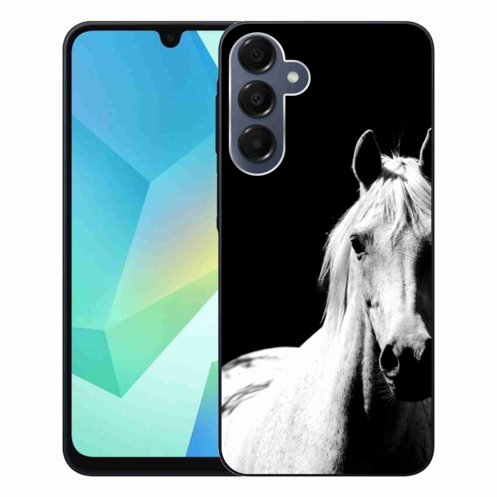 Zselés borítás mmCase Samsung Galaxy A16 4G/5G - fehér ló 5
