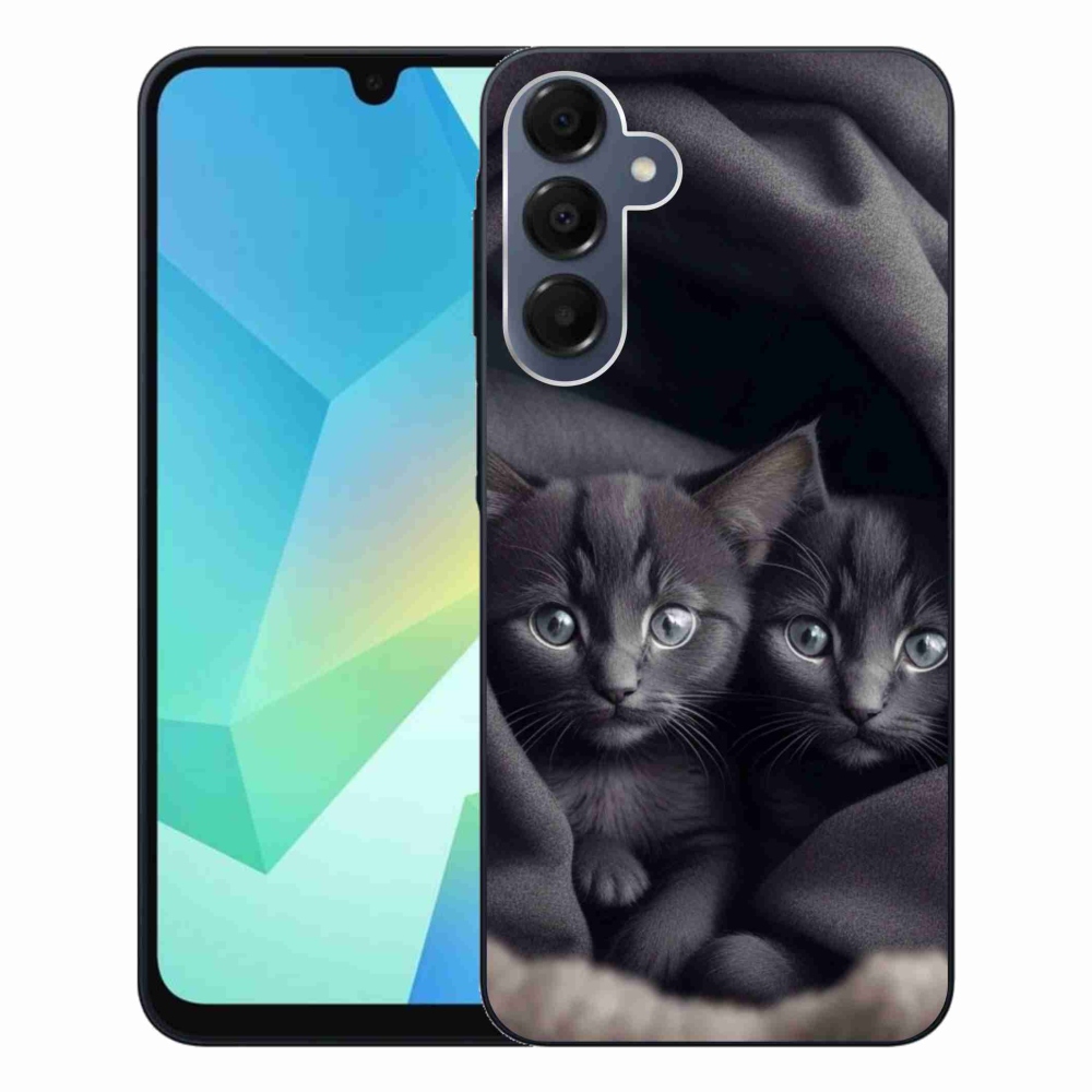 Zselés borítás mmCase Samsung Galaxy A16 4G/5G - cat duo - Samsung Galaxy A16 4G/5G - cat duo