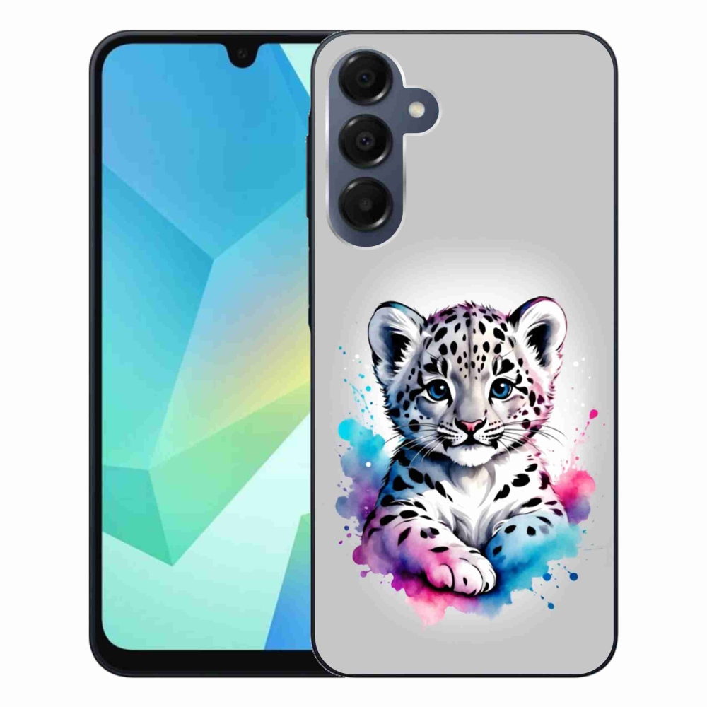 Gél védőhuzat mmCase Samsung Galaxy A16 4G/5G - leopárd kölyökhöz
