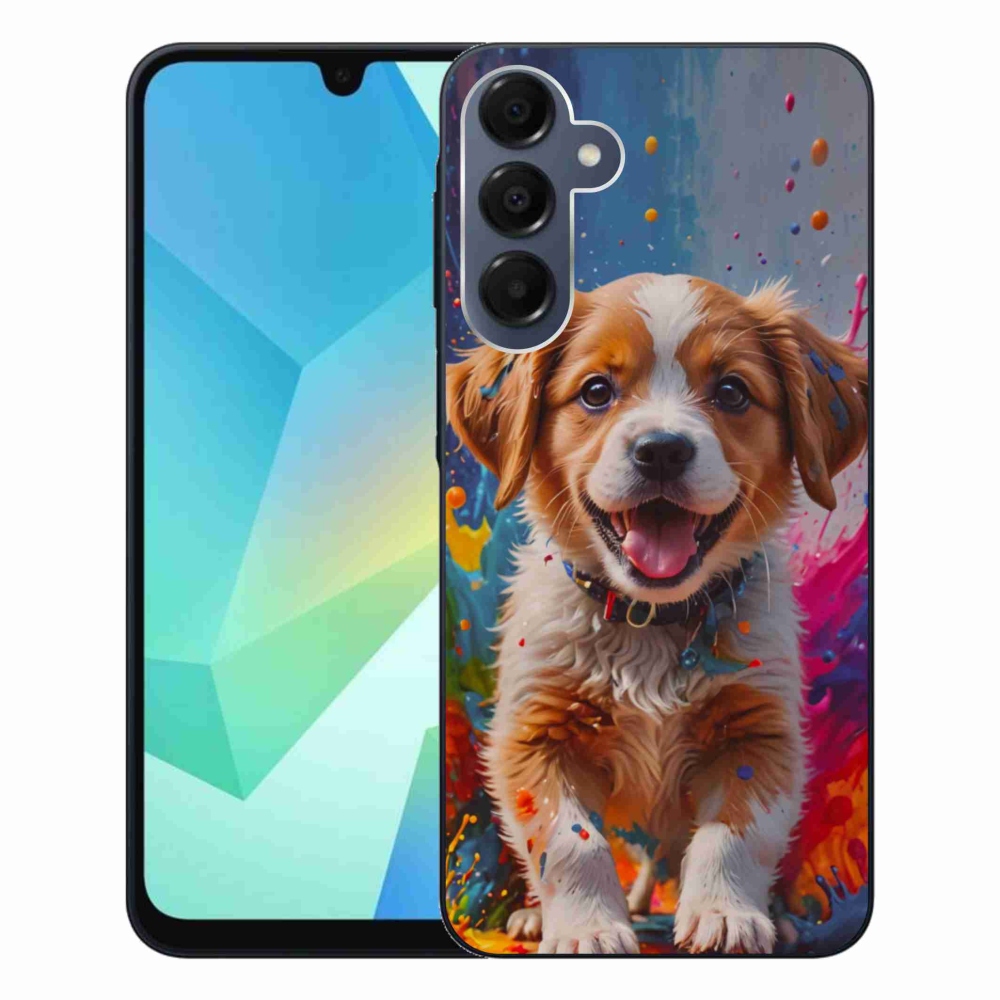 Gél borítás mmCase Samsung Galaxy A16 4G/5G - aranyos kiskutya 3