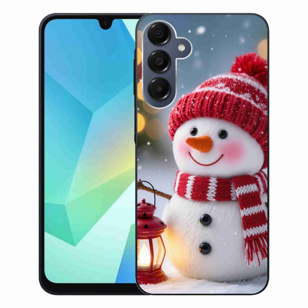 Gél védőhuzat mmCase Samsung Galaxy A16 4G/5G - hóember 2