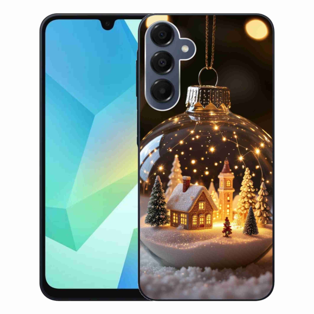 Gél borítás mmCase Samsung Galaxy A16 4G/5G - Karácsonyi gömbök 3