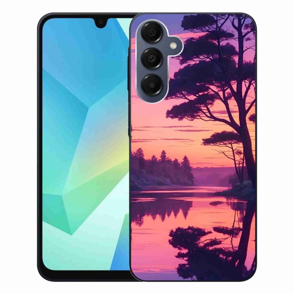 Gél borítás mmCase Samsung Galaxy A16 4G/5G készülékhez - naplemente a tó felett
