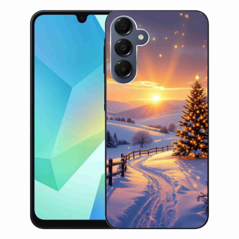 Gél borítás mmCase Samsung Galaxy A16 4G/5G - téli tájkép