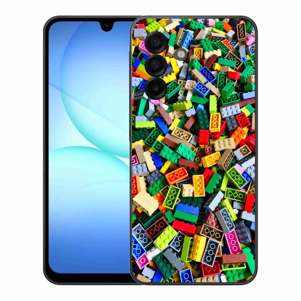 Zselés borítás mmCase Samsung Galaxy A17 4G/5G - színes építőkockákhoz