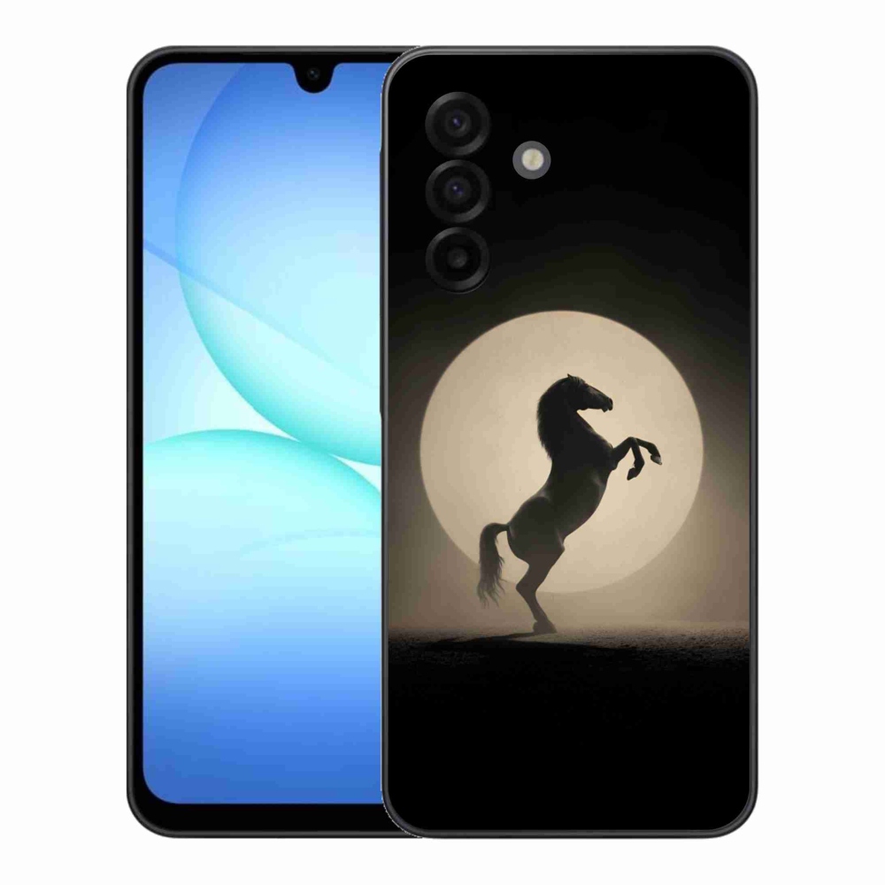 Zselés borítás mmCase Samsung Galaxy A17 4G/5G készülékhez - ló sziluettben