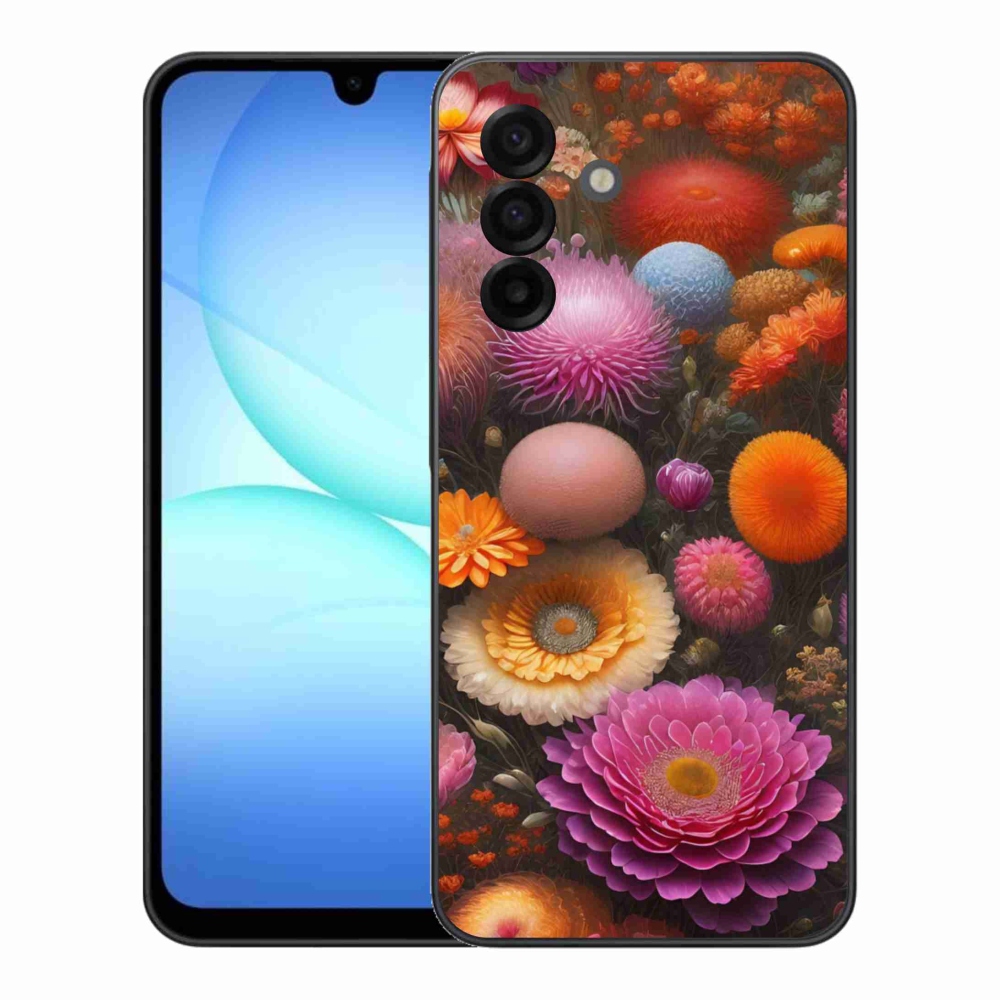 Gél borítás mmCase Samsung Galaxy A17 4G/5G - virágos kompozícióhoz