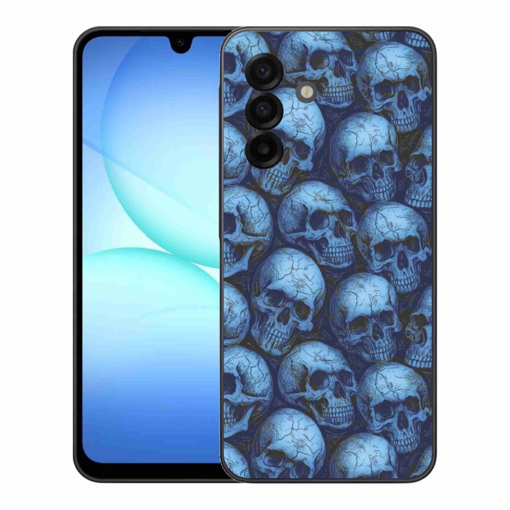 Zselés borítás mmCase Samsung Galaxy A17 4G/5G - koponyákhoz