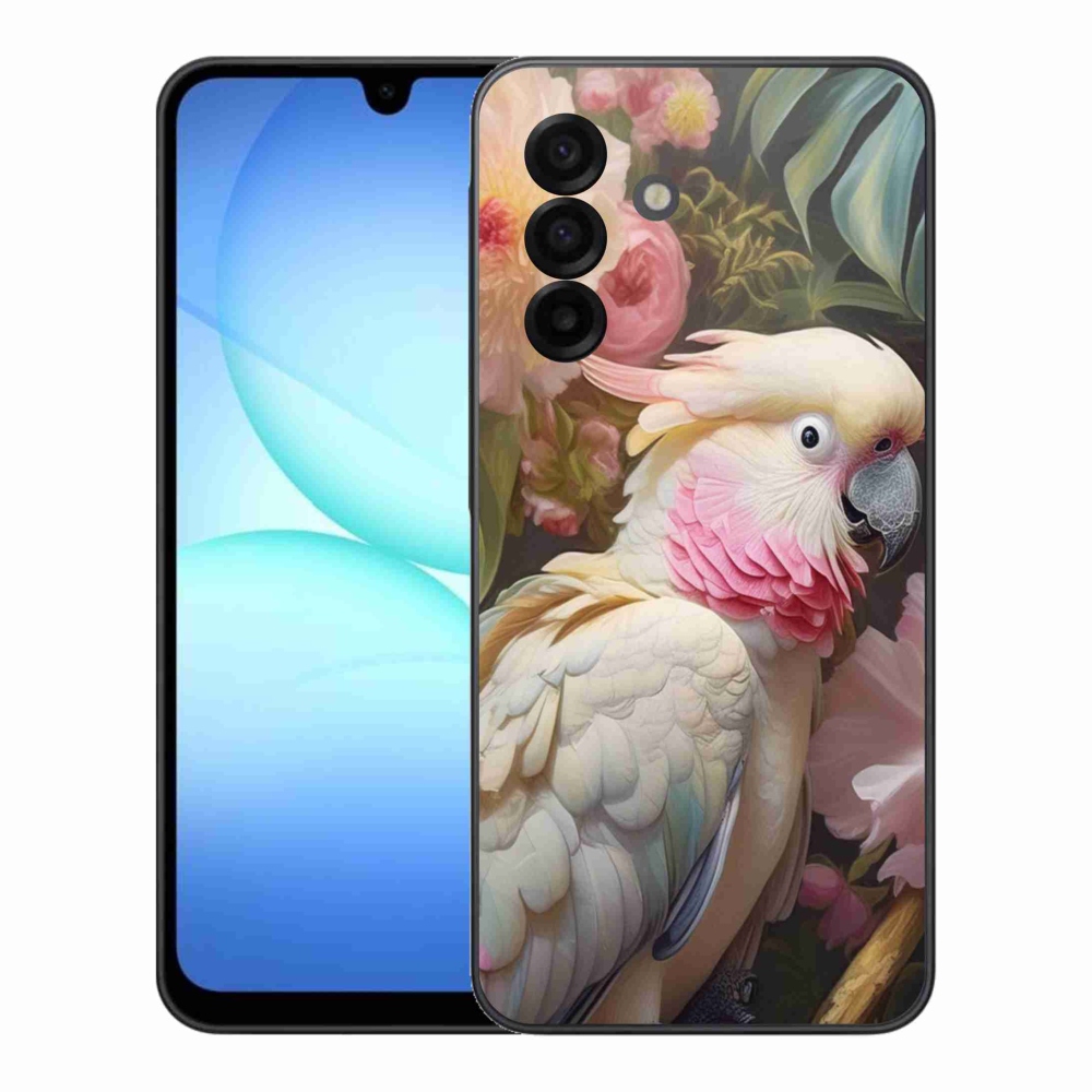 Zselés borítás mmCase Samsung Galaxy A17 4G/5G - papagáj kakadu rózsaszín 2