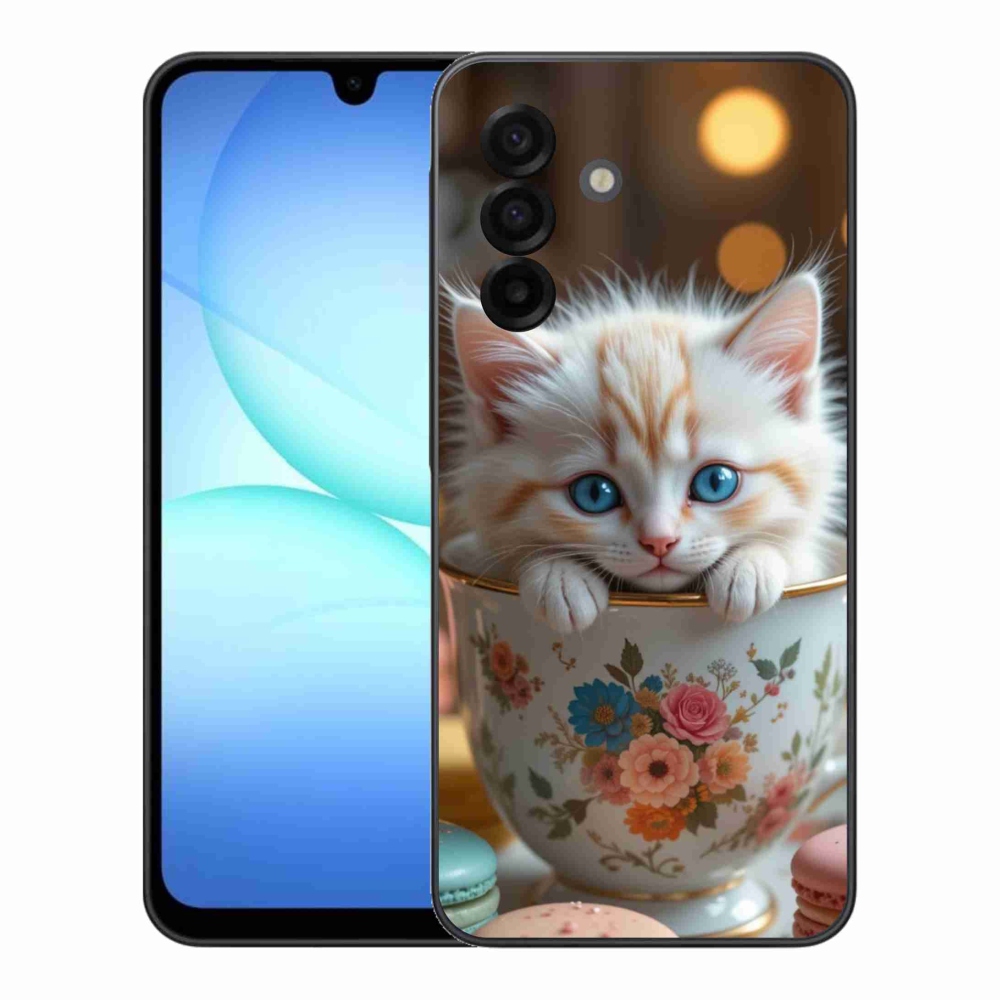 Gél borítás mmCase Samsung Galaxy A17 4G/5G - aranyos cica 6