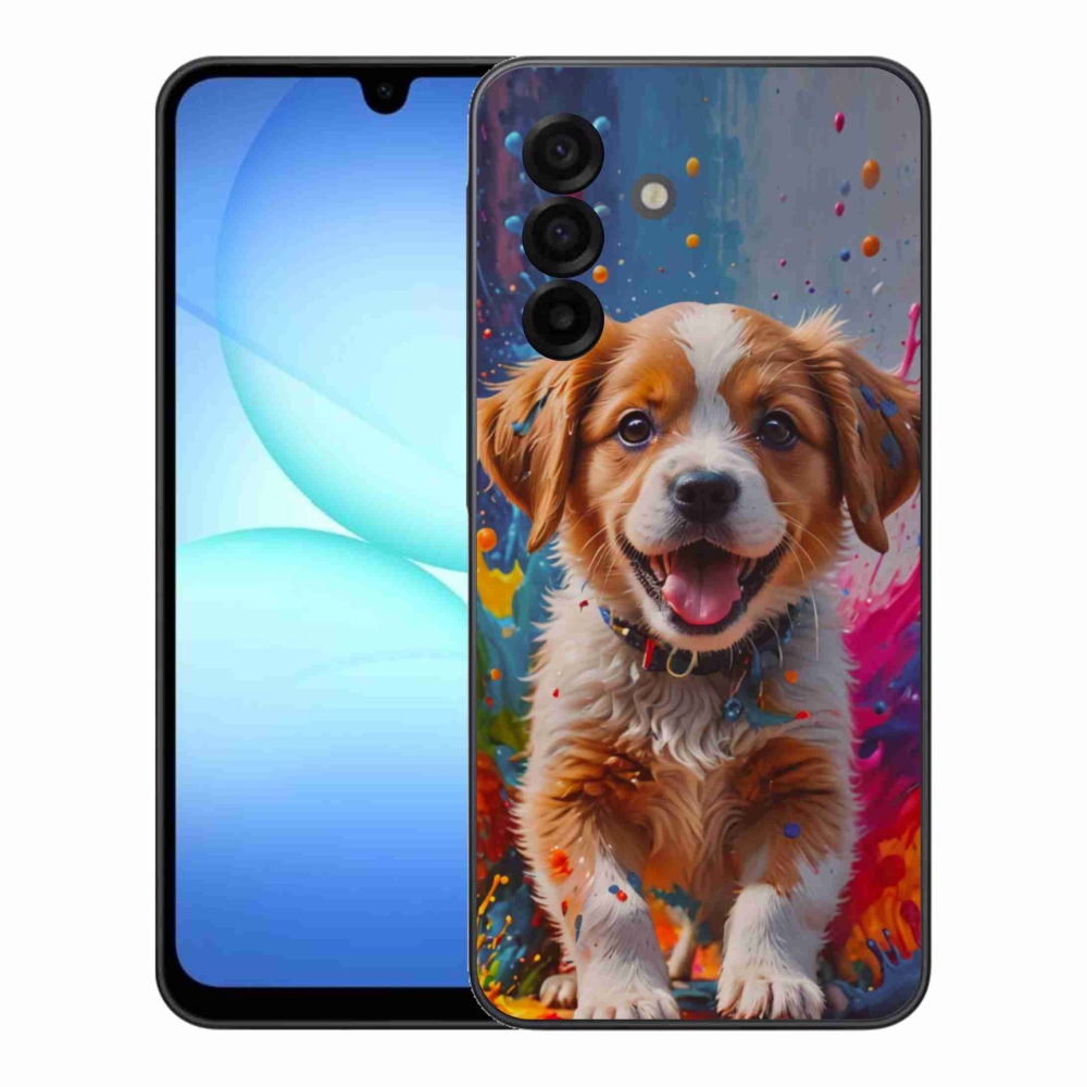 Gél borítás mmCase Samsung Galaxy A17 4G/5G - aranyos kiskutya 3