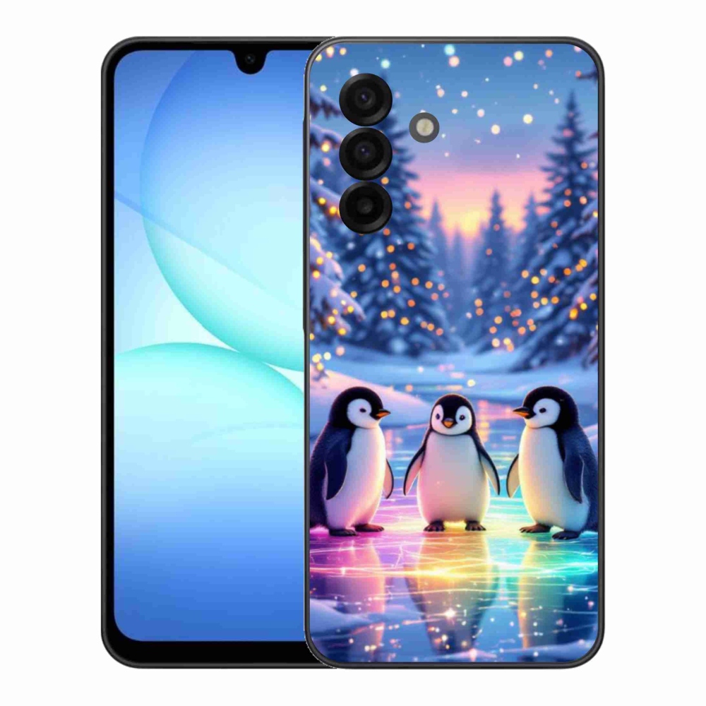 Gél borító mmCase Samsung Galaxy A17 4G/5G - pingvinekhez