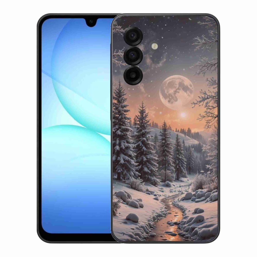 Gél borítás mmCase Samsung Galaxy A17 4G/5G - téli tájkép 2