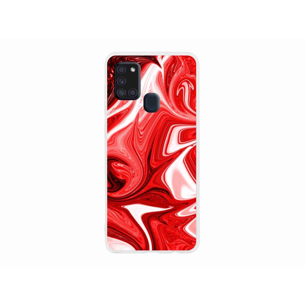 Gél borítás mmCase Samsung Galaxy A21s készülékhez - absztrakt motívum 43