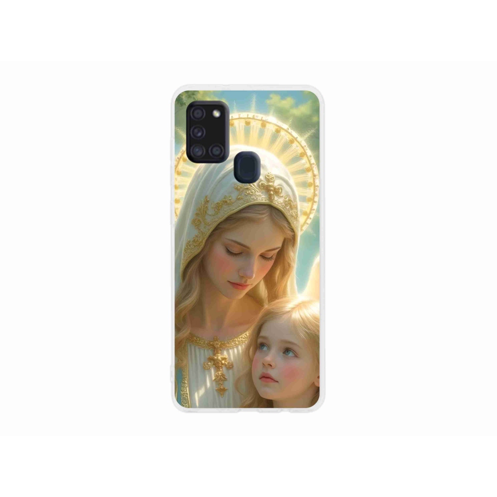 Gél borítás mmCase Samsung Galaxy A21s készülékhez - vallási motívum 2
